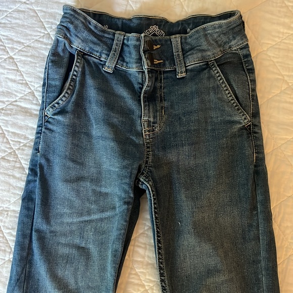 Girls ThereAbouts flare jeans in medium wash size 10 - Picture 2 of 5